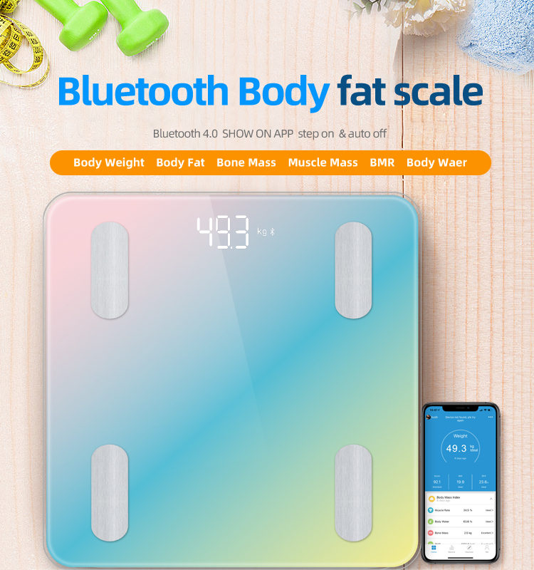 デジタルのスマート体脂肪体重計